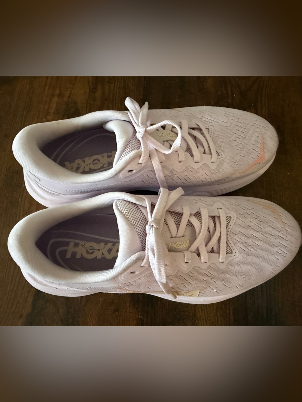Hoka Women's Light Pink Athletic Running Shoes Solimar 2 Size 6 - Picture 6 of 9